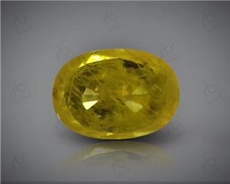 Natural Heated & Treated Yellow Sapphire Certified   2.08 CTS (DIN 86198 )